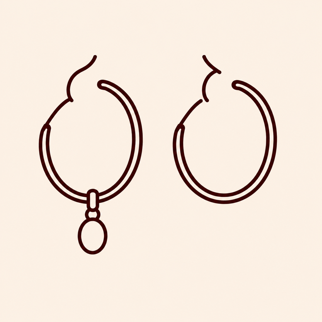 Ilustración de pendientes