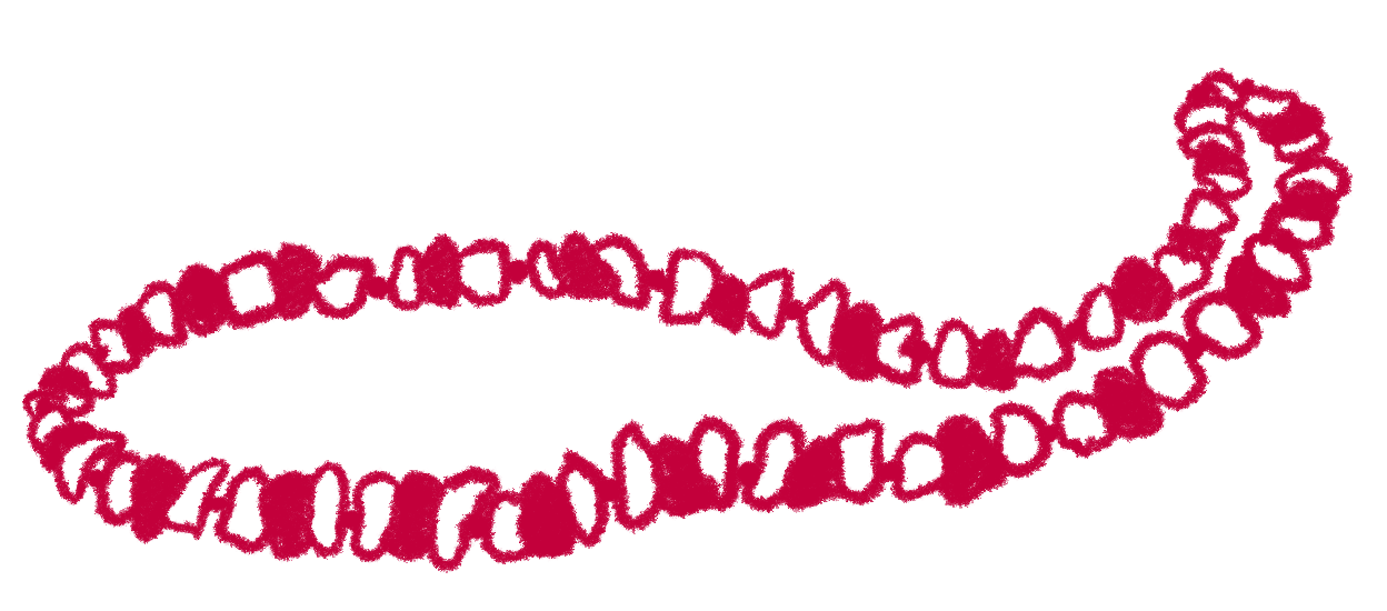 Ilustración de la dinámica 1: diseño de collar de hilo